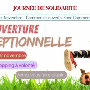 Samedi 1er novembre — Journée de solidarité