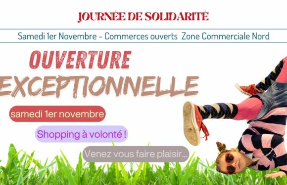 Samedi 1er novembre — Journée de solidarité Samedi 1er novembre — Journée de solidarité