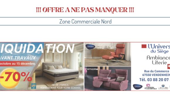 Liquidation totale avant travaux – Univers du siège Liquidation totale avant travaux – Univers du siège